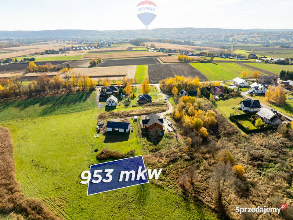 Budowlana działka w Siedlcu Krzeszowice 953mkw Siedlec sprzedam