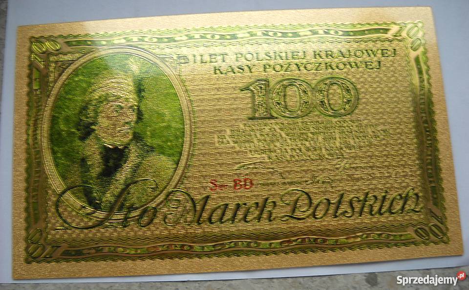 SKARBNICA NARODOWAKOPIA BANKNOTU100 MAREK Legionowo