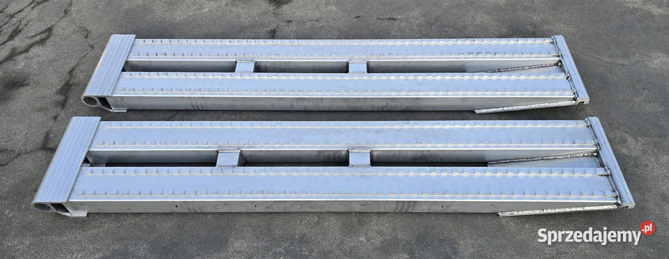 Najazdy aluminiowe 6 tom 2400x380x90mm mocowanie Części samochodowe Lubanie