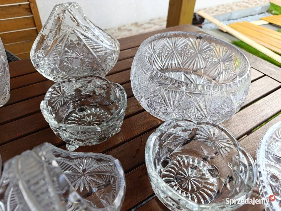 Kryształy PRL zestaw pomorskie Tczew