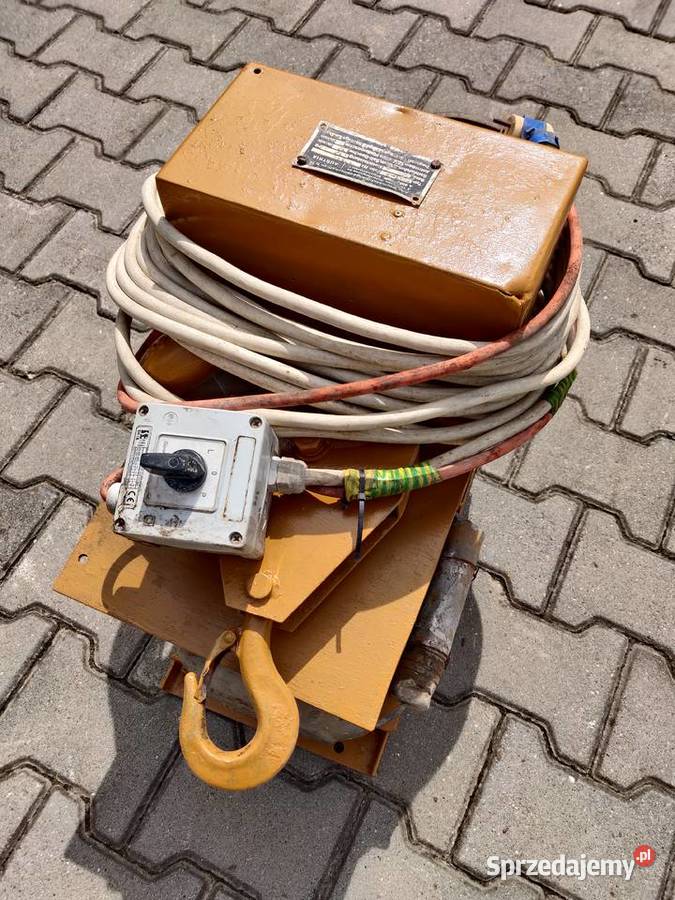 Wyciąg budowlany dźwig żurawik szybki mocny 230V Pozostałe Kraków