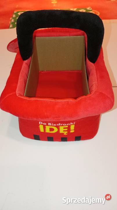 Maskotka koszyk Karol Biedronka Tkanina