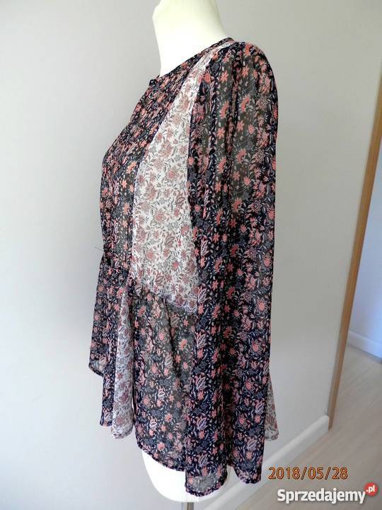 Bluzka Mango Modny Kwiatowy Nadruk Boho Hippie Łomża sprzedam