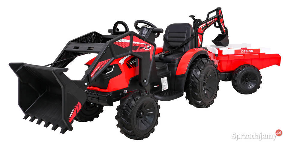 Autko na akumulator TRAKTOR Z PRZYCZEPĄ pojazd Myszków