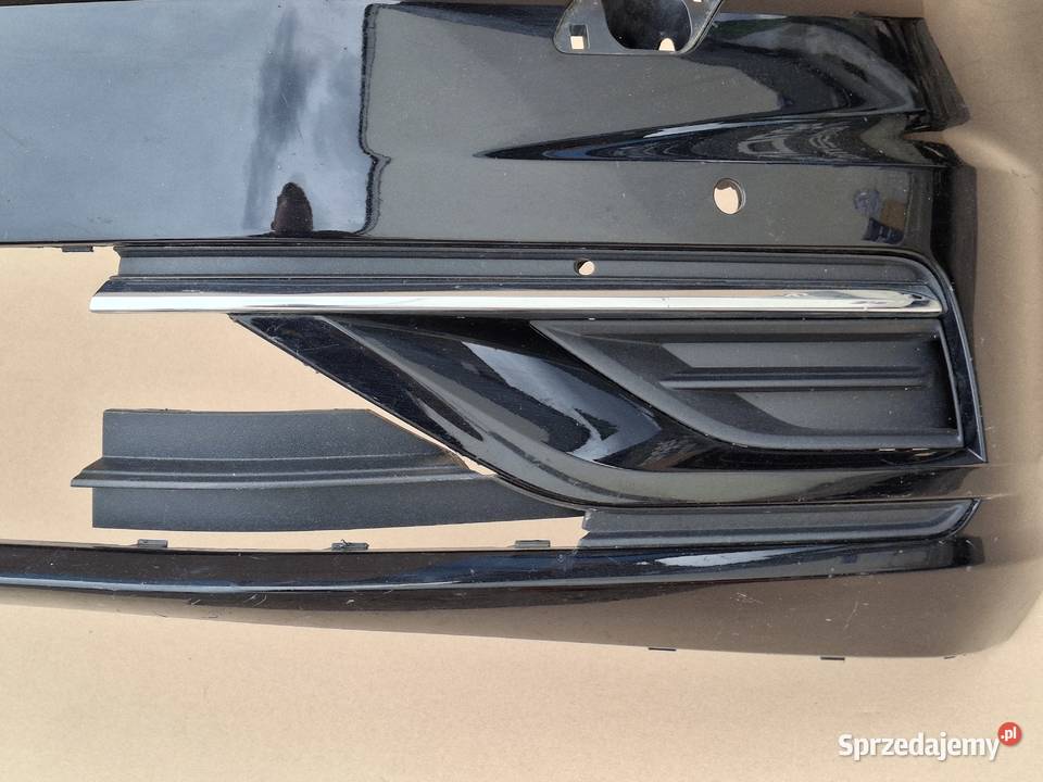 VW GOLF 7 VII LIFT ZDERZAK PRZÓD PRZEDNI KRATKA Bieleń