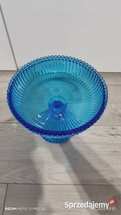 Szkło Kolorowe Patera Perełki HZG Ząbkowice Porcelana i szkło sprzedam