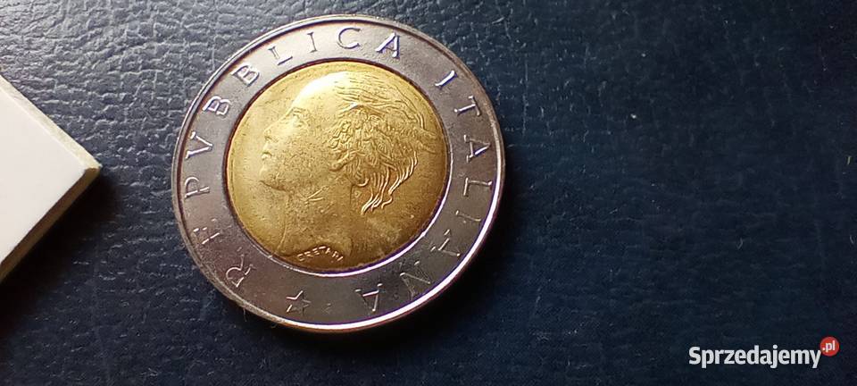 Stare monety 500 lir 1998 Włochy Lesko