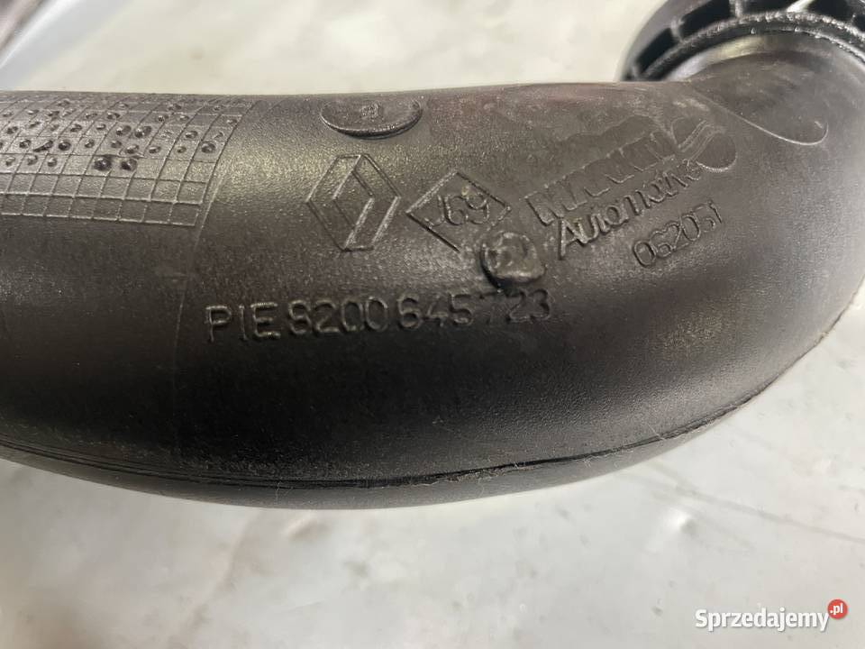 Rura intercoolera 8200645723 renault nissan dolnośląskie Jelcz-Laskowice