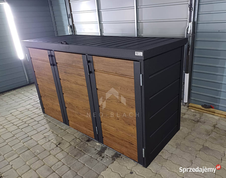 Zabudowa koszy na śmieci wiata śmietnikowa sprzedam