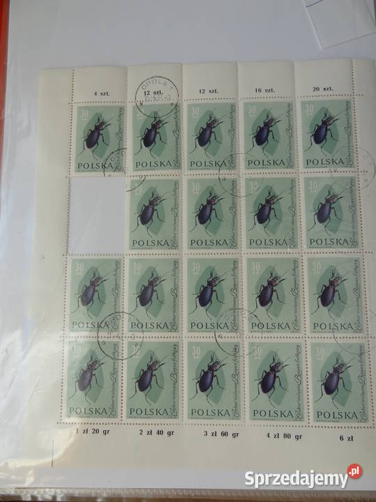 Znaczki pocztowe Polska Fi 11321143 Ark Jarosław