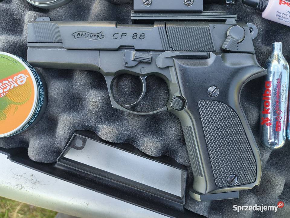 Wiatrówka Walther CP88 walizka kolimator 4x mag Przerąb