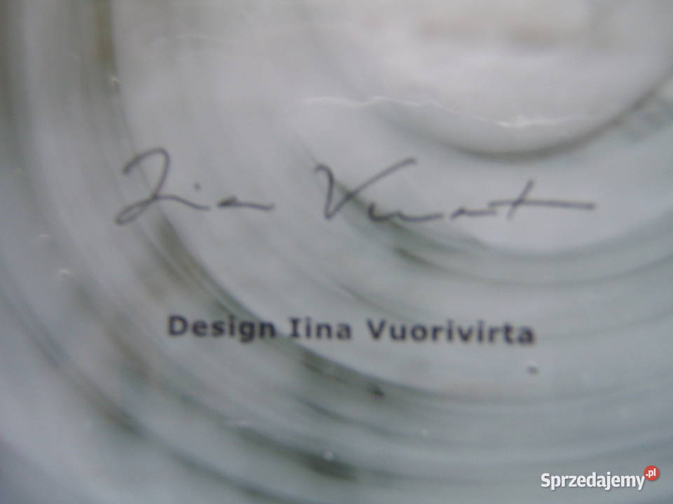 Dekoracyjna ozdobna patera Murano vintage