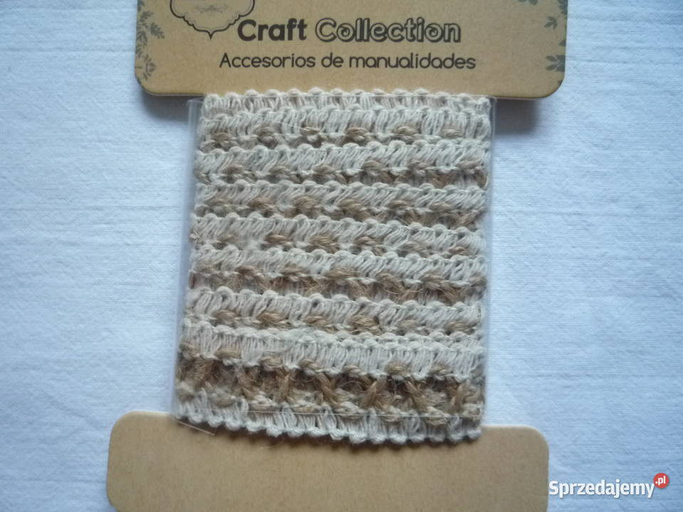 2 sztuki Craft Colection Tasiemki beżowe zachodniopomorskie