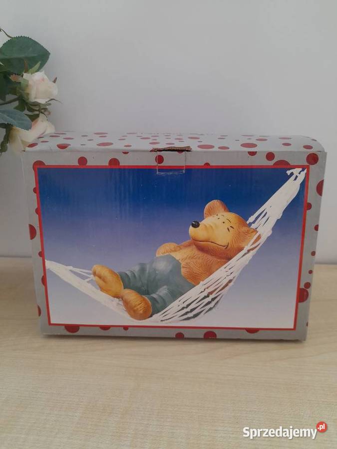 Figurka Niedźwiadek Bruno na hamaku 19 wielokolorowy dolnośląskie Bogatynia