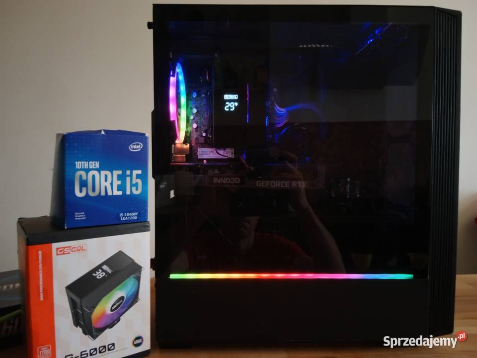 Komputer gamingowy i5 10400f rtx 3060 12 gb Pamięć RAM 16 Kalisz