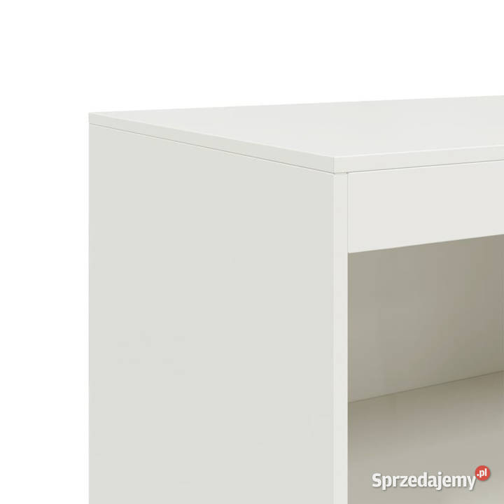 Szafka boczna biała 67x39x107 stal WM841672 mazowieckie