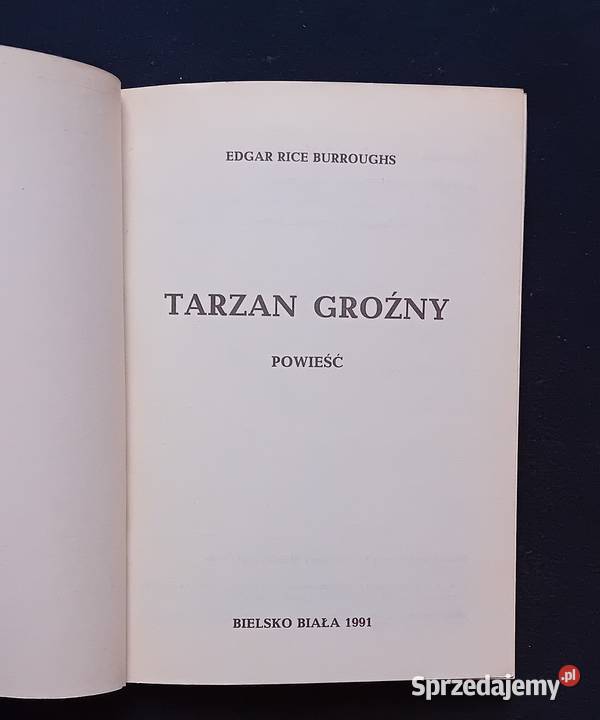ER Burroughs Tarzan groźny BOW Bielsko Biała sprzedam