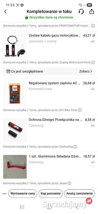 Szpedam loncina doinestowany benzyna Motoryzacja Binarowa