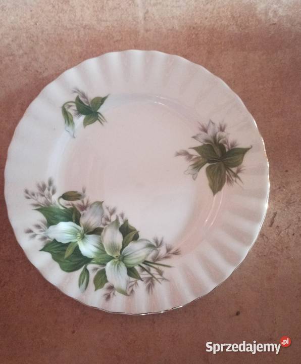 Talerzyk deserowy Royal Albert Trillium England pomorskie Gdańsk