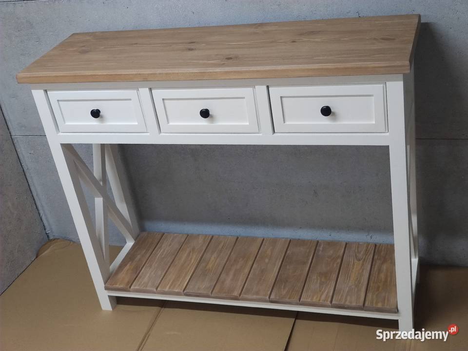 Konsola drewniana 34cm łódzkie
