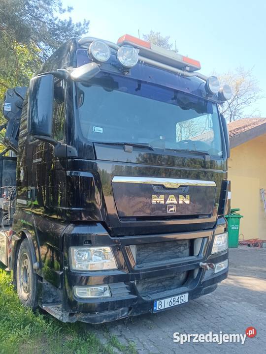 Man TGX z hdsem hmf 12 ton 6x2 2007 Dąb Polski