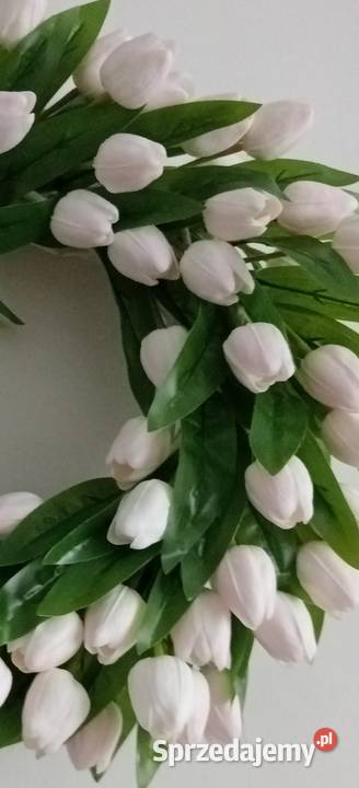 Sztuczne kwiaty wianek na drzwi wiklinowy Radom sprzedam