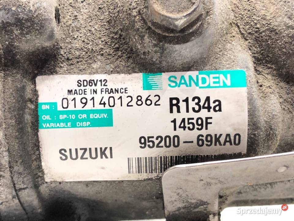 SPRĘŻARKA KLIMATYZACJI SUZUKI SX4 9520069KA0 16 Kompresory klimatyzacji