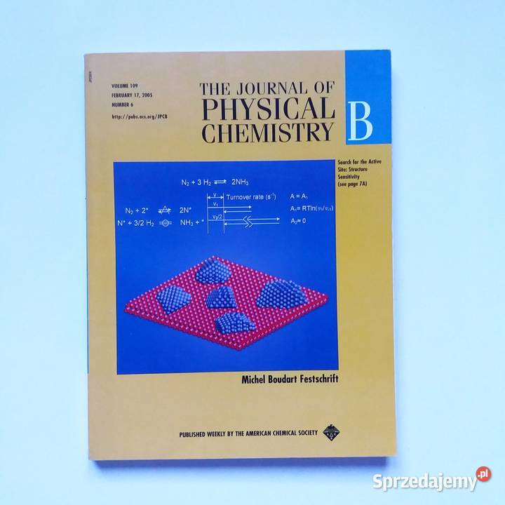 Michel Boudart Festschrift The Journal Of sprzedam
