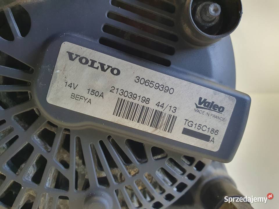 ALTERNATOR Volvo V60 S60 II 16 D2 valeo 30659390 osobowe