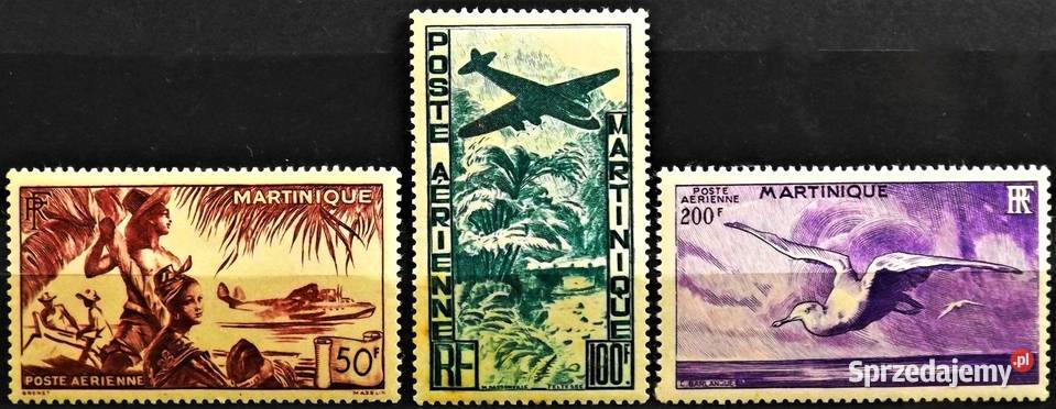 MARTYNIKA 1947 poczta lotnicza MNH wysyłka Człuchów sprzedam