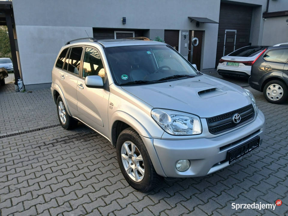 Toyota RAV4 20D4D lift 4X4 skóry klimatronik srebrny zachodniopomorskie Gryfino