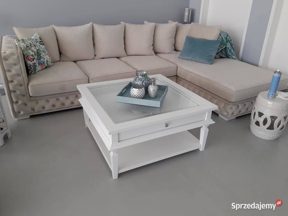 ŁAWA STYL HAMPTON STOLIK AKANT Gierałtowiczki