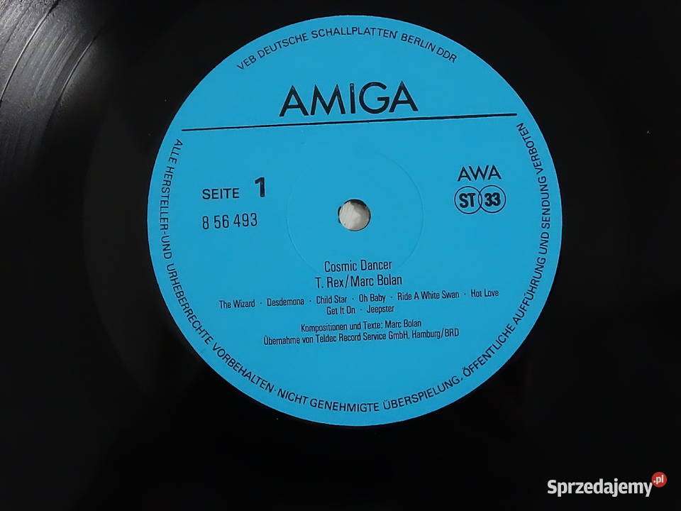 T Rex Marc Bolan Cosmic Dancer Winyl AMIGA 1990