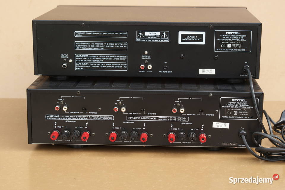 ROTEL RB956 AX konćówka mocy RCC945 CD player Opole