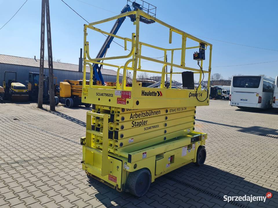 Podnośni nożycowy Haulotte Compact 14 2016 wys małopolskie Dąbrowa Tarnowska