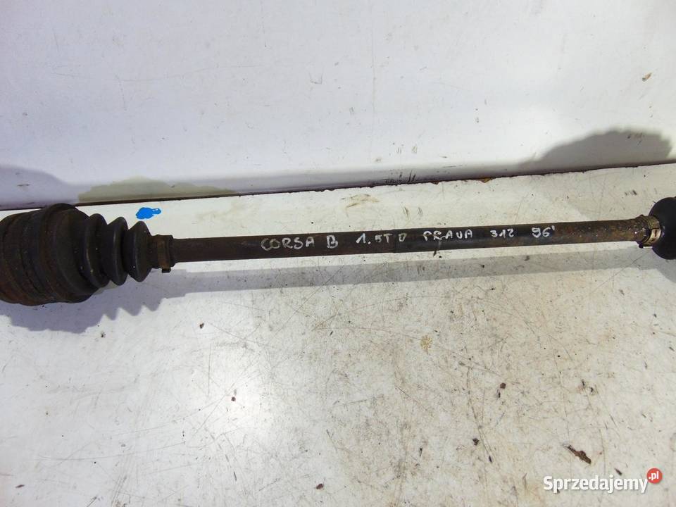 PÓŁOŚ PRAWA OPEL CORSA B 15 TD osobowe