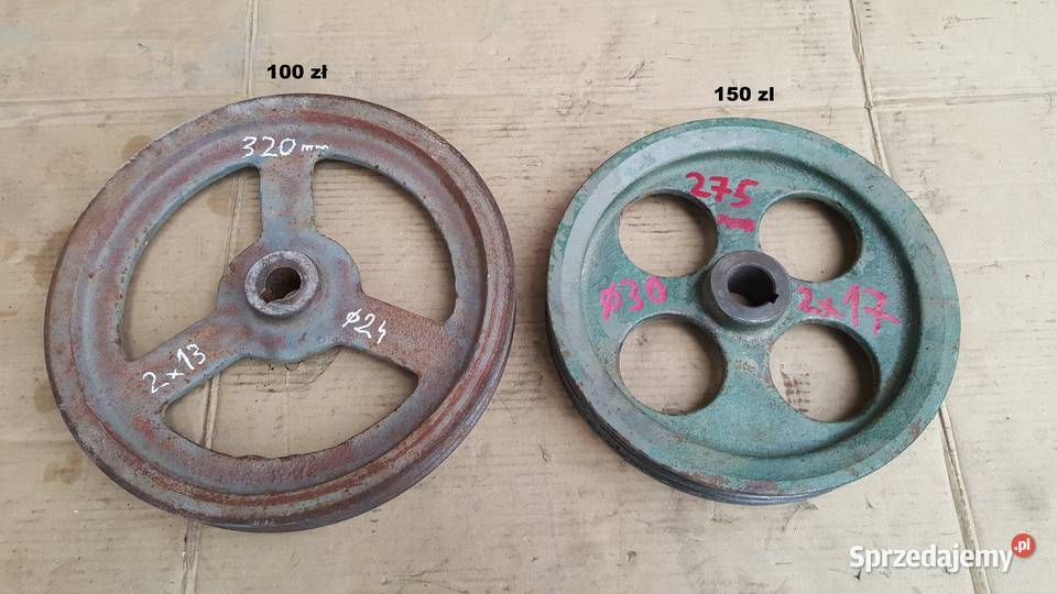 Koła pasowe 320mm fi24 2x13