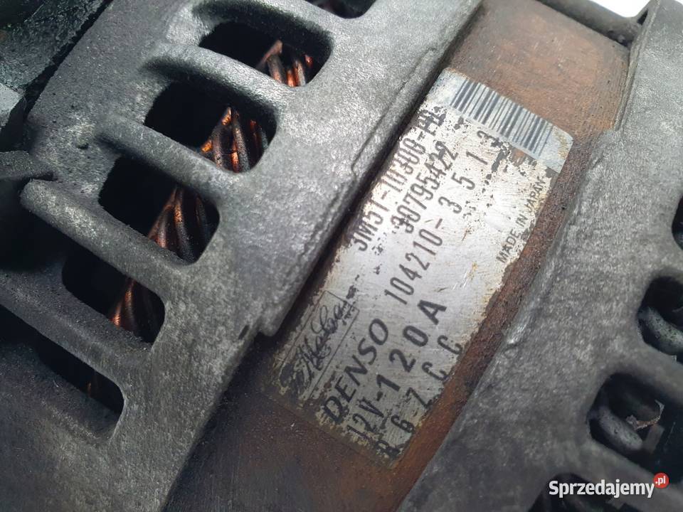 ALTERNATOR Ford C Volvo S40 II V50 20 D 16 TDCI Układ elektryczny silnika Chełm