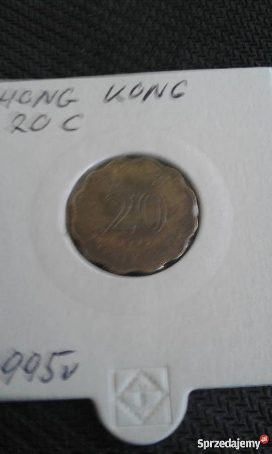 20 Centów 1995 rHongKong wielkopolskie Konin sprzedam