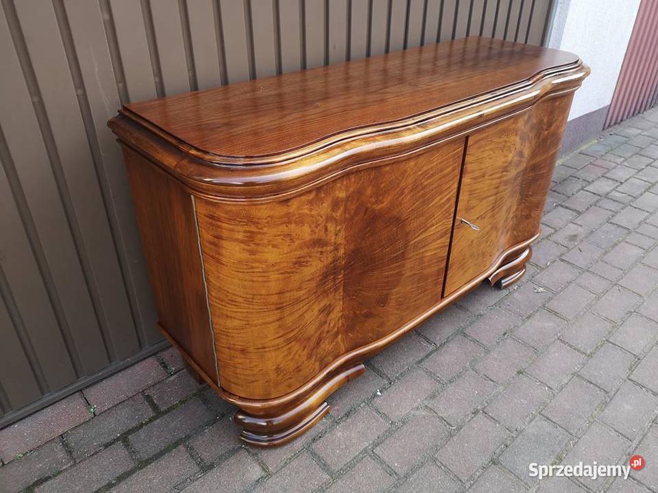 Komoda ARTDECO RTV Niska Orzech Stara Antyk wielkopolskie Swarzędz