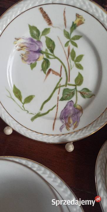 Śliczna Filiżanka z talerzykiem deserowym CT Gdańsk