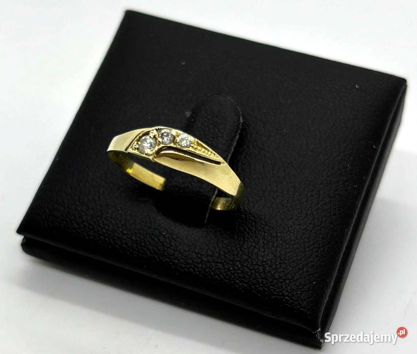 Złoty Pierścionek pr 585 159g R15 warmińsko-mazurskie Elbląg