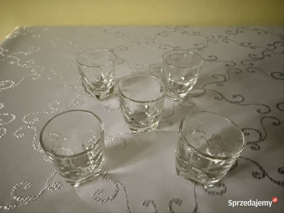 Kieliszki Art Deco Lata 30 Vintage Retro 25 ml przezroczysty śląskie Czerwionka-Leszczyny