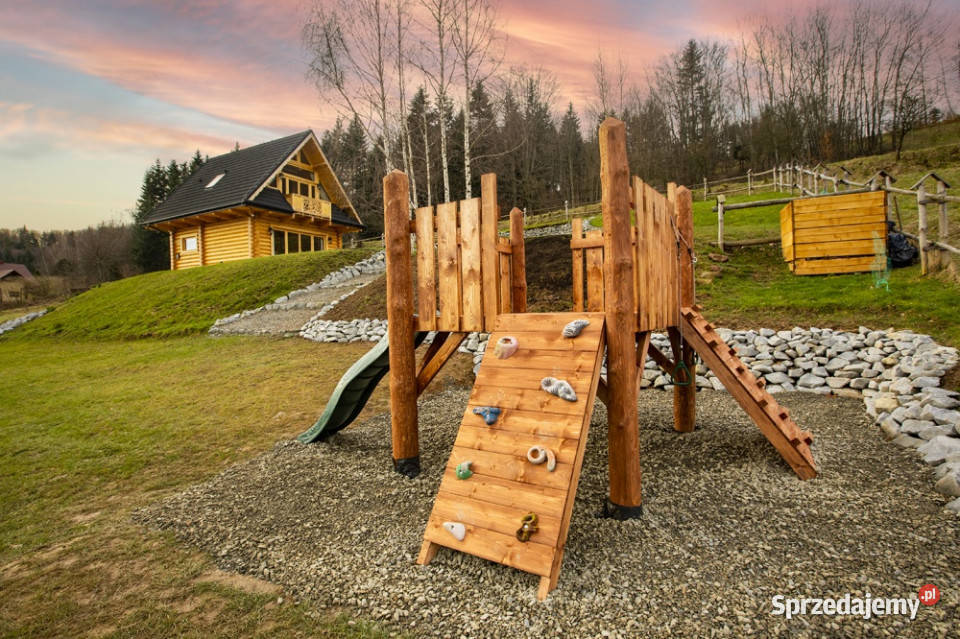 Góralski dom z bala 2 piętra Stryszawa