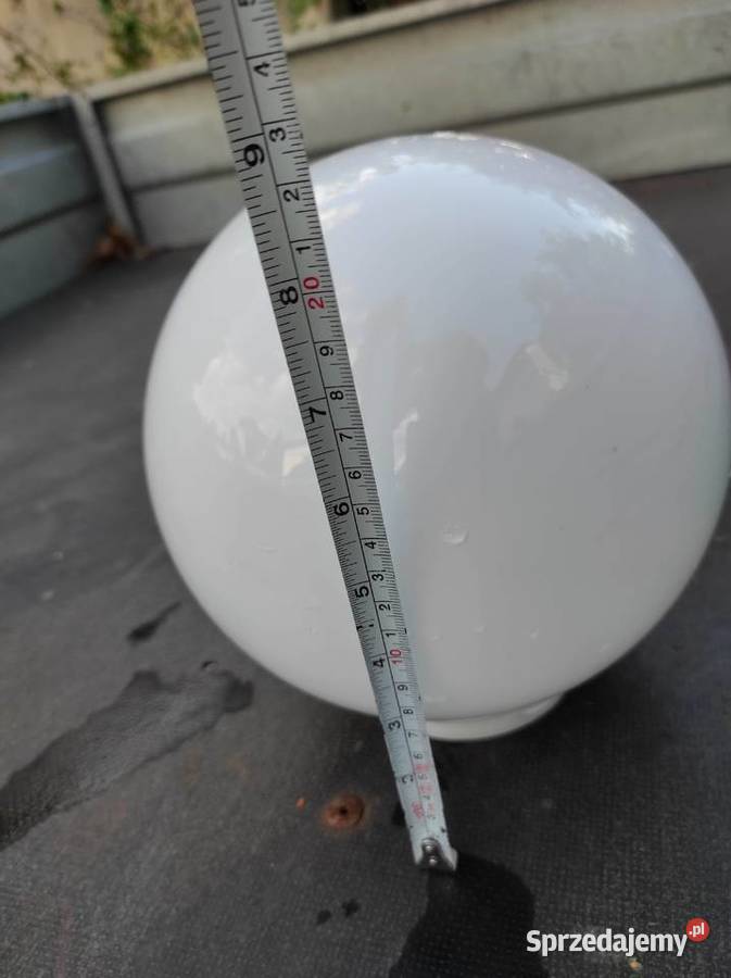 Klosz do lampy zewnętrznej biały Lampy wiszące mazowieckie Płock