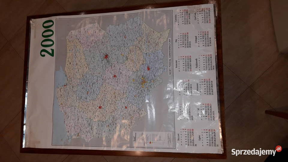 Mapa polski 2000 Głuchołazy