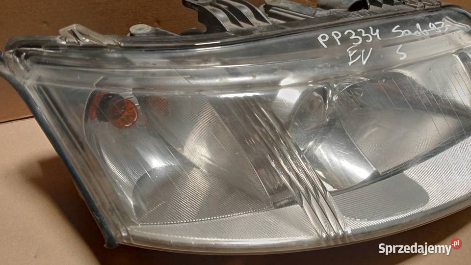 SAAB 93 LAMPA PRZÓD PRAWA EU SOCZEWKA Zbierkowo