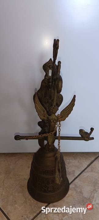 Piękny mosiężny dzwoń do powieszenia Tarnów