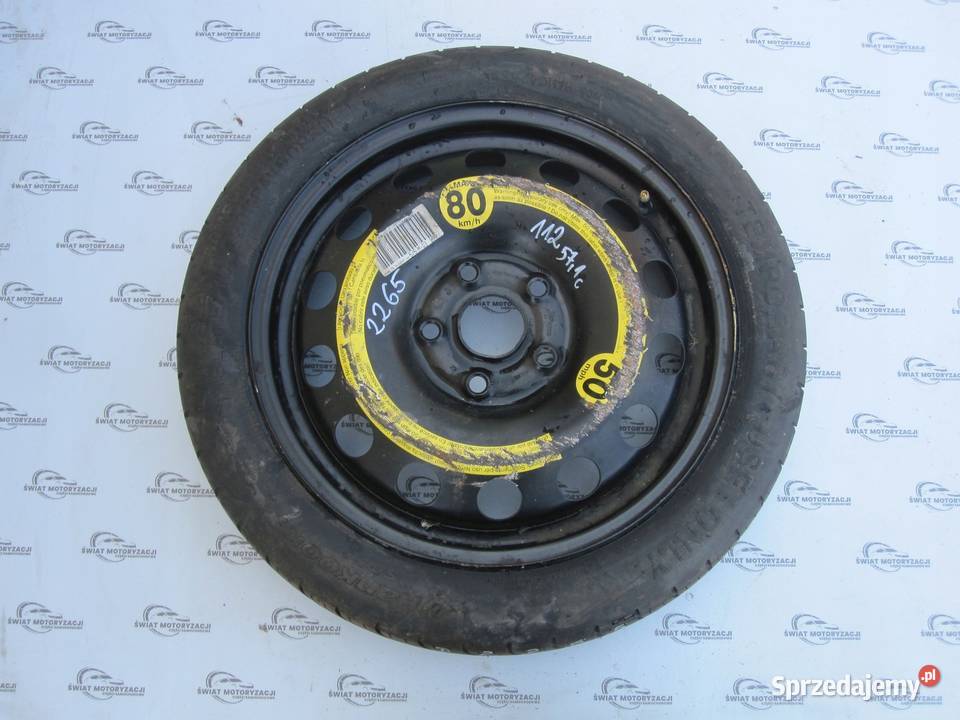 AUDI A3 II 8P GOLF V LEON II koło dojazdowe Koła dojazdowe świętokrzyskie