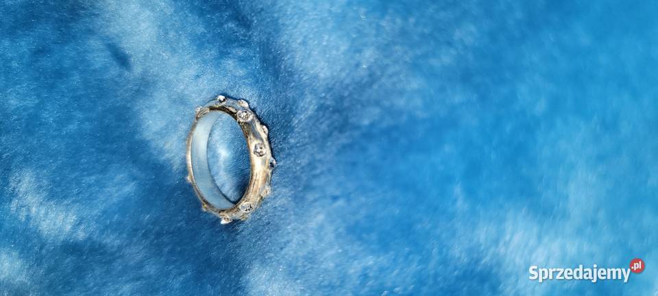 Obraczka z krysztalkami podkarpackie Rzeszów sprzedam